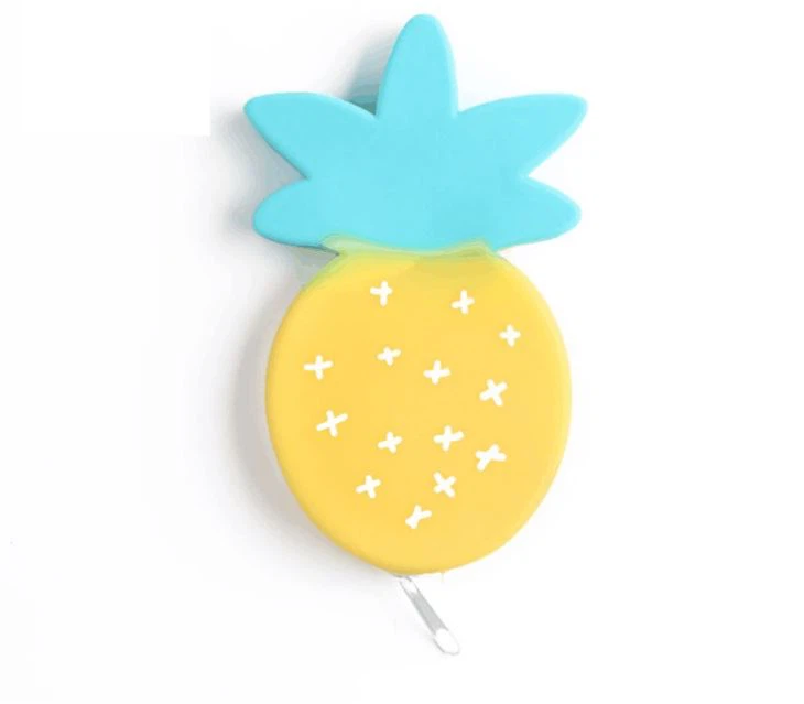 2019 Nice Quality Pineapple Shape Cute Silicone Jelly Coin Purse