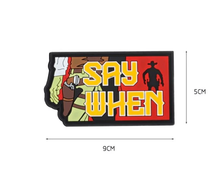 3D PVC Morale Tactical Soft Rubber Custom PVC Patch