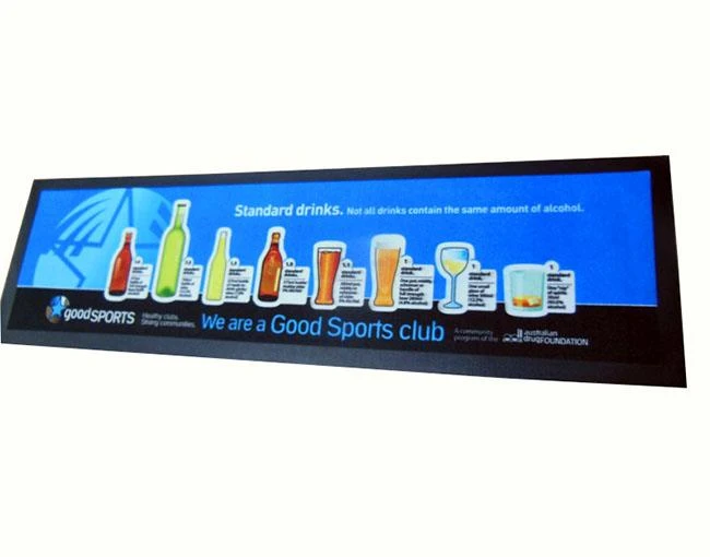 Non Woven Felt Nitrile Bar Mats Runner With Logo