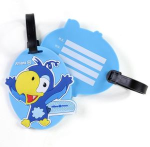 Labākās kvalitātes mīkstās PVC bagāžas birkas ceļošanai