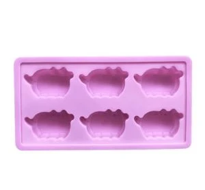 Karikatūras kaķu silikona kūkas veidne 3d cepšanas veidnes