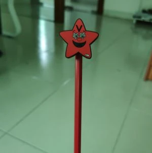 Star Cartoon Pencil Ornament Cap