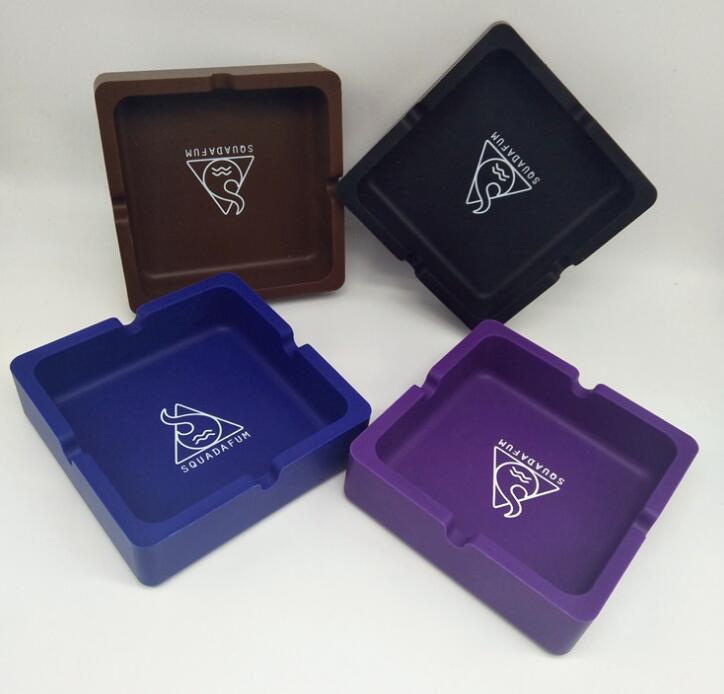 Square Silicone Large Outdoor Ashtray Cigar Ashtray