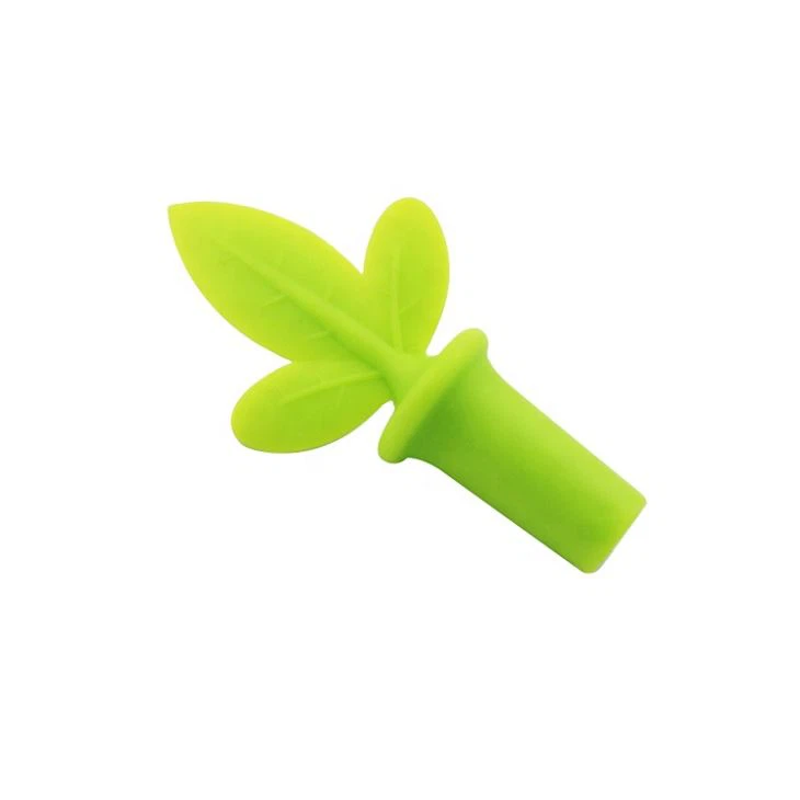 Funny Leaf Wine Saver Silicone Wine Bottle Stopper