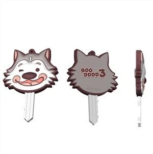 3d 2d dizains reklāmas dāvanu mīksts PVC key cover gumijas atslēgas vāciņu