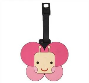 3D Soft PVC Waterproof Bagāžas Tag Rubber Bag Tags